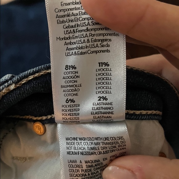 Classic Blue Flared Women Jeans - Picture 8 of 8